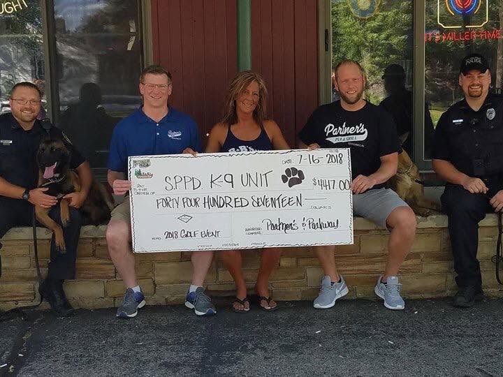 Partners Pub K9 donation to Stevens Point Police